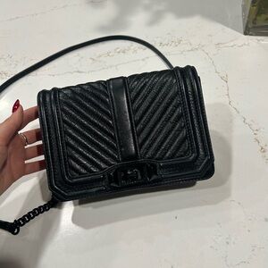 Rebecca Minkoff Black Quilted Crossbody